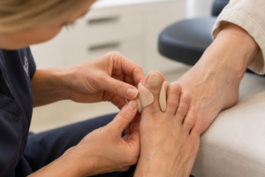 professionelle tåortose i klinik